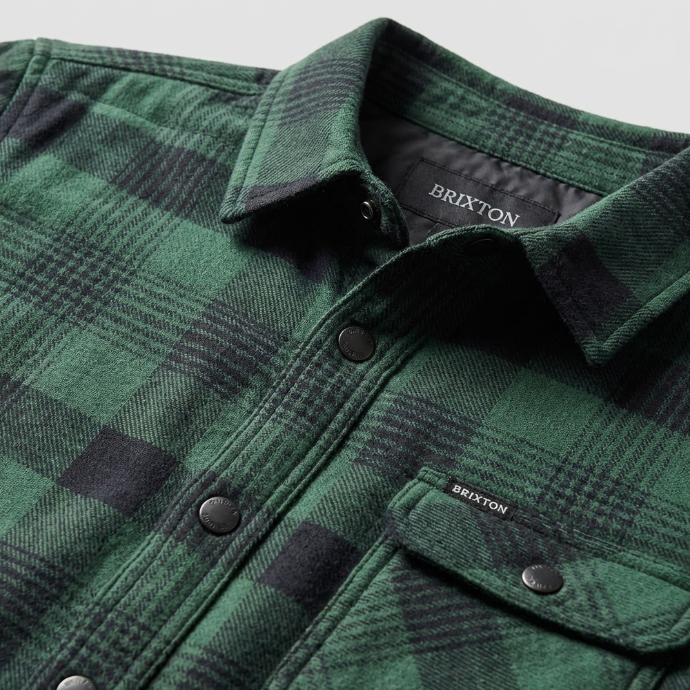 Brixton Men's Forest Checkered Shirt Jacket - Picture 3 of 3